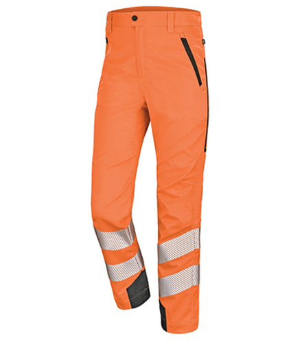 PANTALON STRETCH ETE FLUO SAFE ORANGE FLUO / GRIS CHARCOAL CEPOVETT - 22-9B40-9954-2227