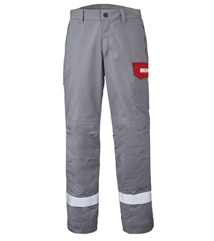PANTALON ATEX KOLOR 320 XP OLCA GRIS ACIER / ROUGE EMPIRE MULTIRISQUES CEPOVETT - 22-9B80-3004-882