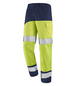 PANTALON FLUO SAFE XP JAUNE FLUO / MARINE HAUTE VISIBILITE CEPOVETT - 22-9B86-9570-701