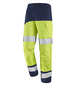 PANTALON POCHES GENOUX FLUO SAFE XP JAUNE FLUO / MARINE CEPOVETT - 22-9B87-9570-701