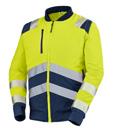 BLOUSON TEDDY ALPILLES JAUNE FLUO / NAVY CEPOVETT - 22-9D02-3041-727