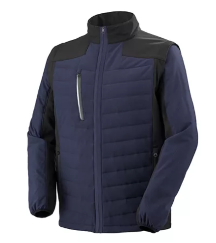 VESTE HYBRIDE CARPATES NAVY / NOIR INTEMPERIES CEPOVETT - 22-9D12-3041-1358