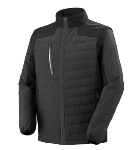 VESTE HYBRIDE CARPATES GRIS CHARCOAL / NOIR CEPOVETT - 22-9D12-3041-657