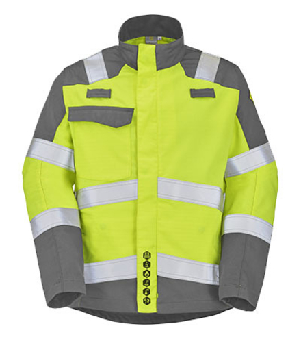 BLOUSON ATEX HV 260 XP BLANCAS JAUNE FLUO / GRIS ACIER MULTIRISQUES CEPOVETT - 22-9D72-8496-706