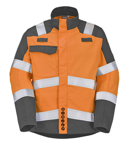 BLOUSON ATEX HV 300 XP ABRA ORANGE FLUO / GRIS CHARCOAL MULTIRISQUES CEPOVETT - 22-9D72-8505-2227