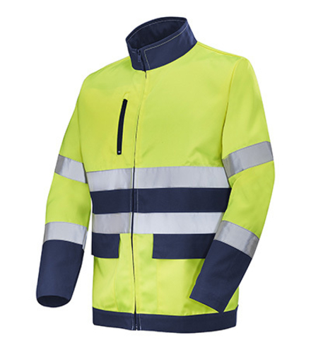 BLOUSON FLUO BASE XP JAUNE FLUO / MARINE HAUTE VISIBILITE CEPOVETT - 22-9D81-3047-701