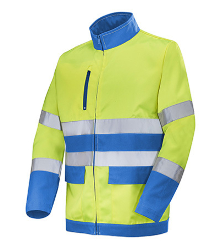 BLOUSON FLUO BASE XP JAUNE FLUO / AZUR HAUTE VISIBILITE CEPOVETT - 22-9D81-3047-715