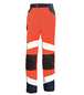 PANTALON FEMME FLUO TECH ROUGE FLUO / DARK BLUE HAUTE VISIBILITE CEPOVETT - 22-9E82-8267-2098