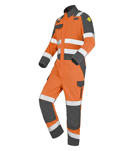 COMBINAISON 1 ZIP ATEX HV 300 XP GALAN ORANGE FLUO / GRIS CHARCOAL CEPOVETT - 22-9G72-8505-2227