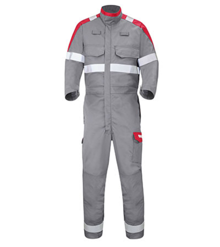 COMBINAISON 1 ZIP ATEX KOLOR 320 XP PARUMA GRIS ACIER / ROUGE EMPIRE CEPOVETT - 22-9G80-3004-882