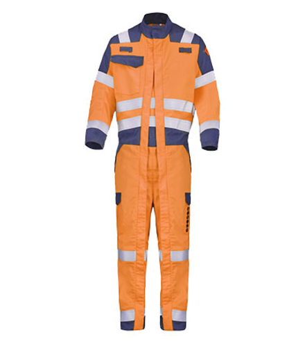 COMBINAISON 2 ZIP ATEX HV 300 XP CONDOR ORANGE FLUO / MARINE CEPOVETT - 22-9J72-8505-404