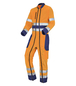 COMBINAISON 2 FAG FLUO BASE XP ORANGE FLUO / MARINE HAUTE VISIBILITE CEPOVETT - 22-9J81-3047-404