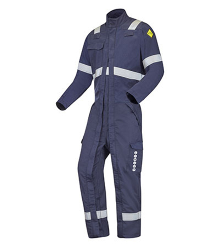 COMBINAISON 2 ZIP ATEX REFLECT 320 XP OUKA BLEU MARINE MULTIRISQUES CEPOVETT - 22-9J83-3004-1