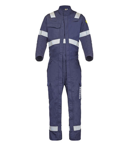 COMBINAISON 2 ZIP ATEX REFLECT 260 XP COLORADO BLEU MARINE MULTIRISQUES CEPOVETT - 22-9J83-8496-1
