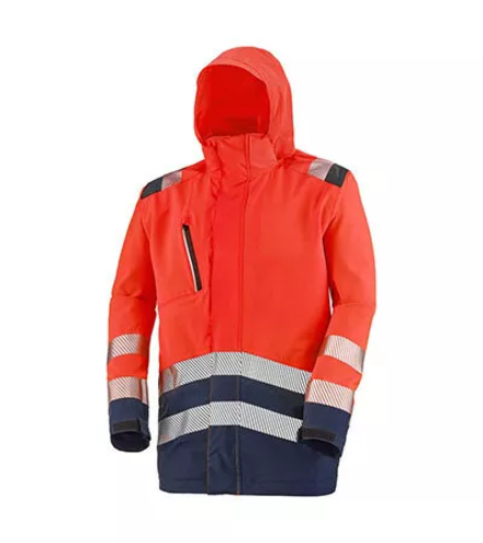 PARKA COQUE ERWIN ROUGE FLUO / NAVY CEPOVETT - 22-9P02-3038-6702