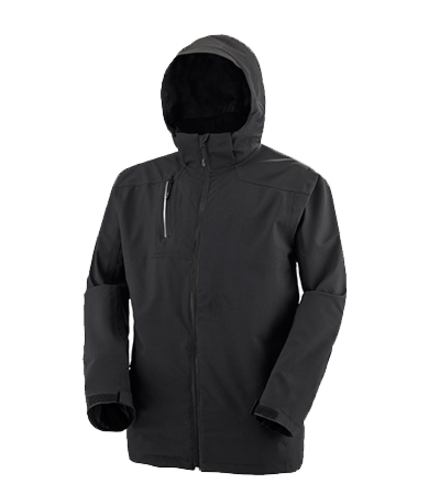 PARKA COQUE KYRILL NOIR INTEMPERIES CEPOVETT - 22-9P12-3038-110