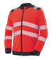 SWEAT ZIPPE VALLOUISE ROUGE FLUO / NOIR CEPOVETT - 22-9S03-1806