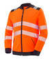 SWEAT ZIPPE VALLOUISE ORANGE FLUO / NOIR CEPOVETT - 22-9S03-2073