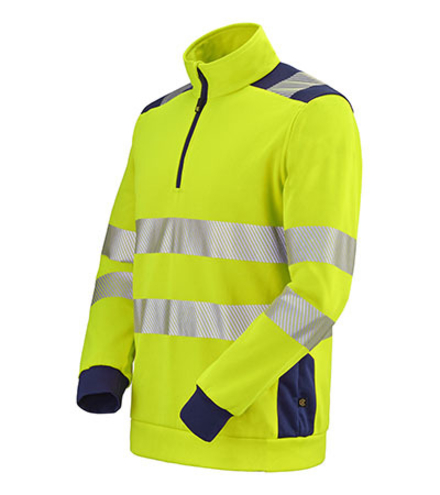 SWEAT HV FLUO SAFE XP JACKHAMMER JAUNE FLUO / MARINE CEPOVETT - 22-9S10-701