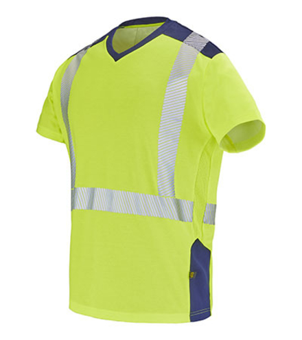 T-SHIRT MANCHES COURTES FLUO SAFE XP GHARBI CEPOVETT - 22-9T84-701