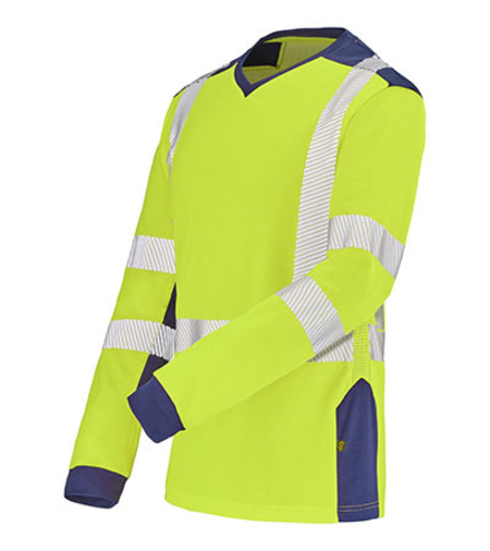 T-SHIRT MANCHES LONGUES FLUO SAFE XP CHERGUI CEPOVETT - 22-9T85-701