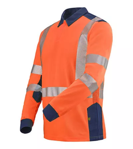 POLO MANCHES LONGUES FLUO SAFE XP PONANT CEPOVETT - 22-9T87-404