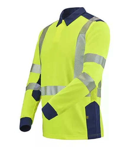 POLO MANCHES LONGUES FLUO SAFE XP PONANT CEPOVETT - 22-9T87-701