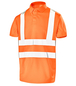 POLO MANCHES COURTES FLUO BASE 2 ORANGE FLUO CEPOVETT - 22-T090-BT-400