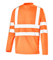 TEE-SHIRT MANCHES LONGUES FLUO BASE 2 ORANGE FLUO CEPOVETT - 22-T539-400