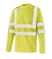 TEE-SHIRT MANCHES LONGUES FLUO BASE 2 JAUNE FLUO CEPOVETT - 22-T539-700