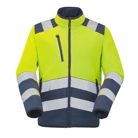 POLAIRE VENY JAUNE FLUO / BLEU MARINE - CEPOVETT - 22-9D04-3560-727