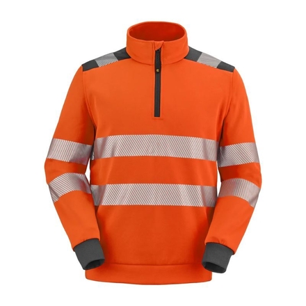 SWEAT JACKHAMMER ORANGE FLUO / GRIS CHARCOAL - CEPOVETT - 22-9S10-2227