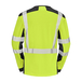 T-SHIRT BARANNI MANCHES LONGUES JAUNE FLUO / NOIR - CEPOVETT - 22-9T85PI-750