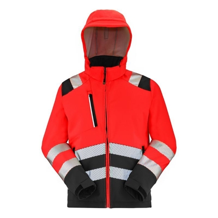 VESTE SOFTSHELL TATRAS XP ROUGE FLUO / NOIR - CEPOVETT - 22-9S22PI-2054