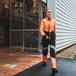 BLOUSON LUX PI ORANGE FLUO / NOIR - LAFONT - LA-3FLST3PI-2073