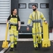 COTTE A BRETELLES PROCA PI JAUNE FLUO / BLEU MARINE - LAFONT - LA-6HVN3PI-5-701