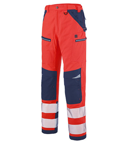 PANTALON SPANNER HV ROUGE FLUO / MARINE HAUTE VISIBILITE LAFONT - LA-1ATHHV-6-2002