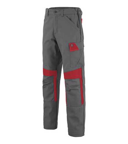 PANTALON (AVEC POCHES GENOUX) MUFFLER CHARCOAL / ROUGE INDUSTRIE LAFONT - LA-1COLUP-6-572