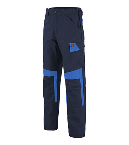 PANTALON (AVEC POCHES GENOUX) MUFFLER BLEU MARINE / BLEU AZUR INDUSTRIE LAFONT - LA-1COLUP-6-808