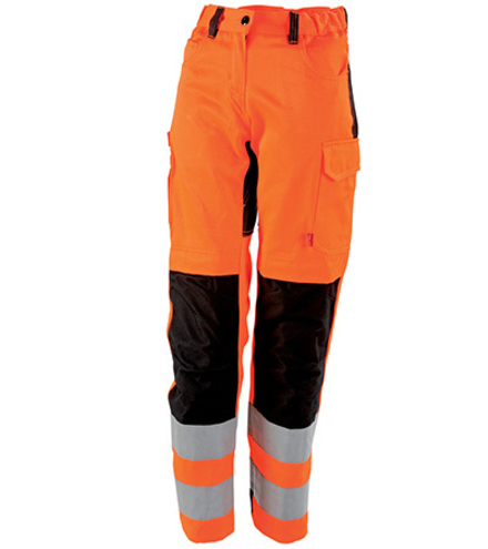 PANTALON FEMME TARA ORANGE HIVI / NOIR HAUTE VISIBILITE LAFONT - LA-1FLFCP-4-2073