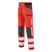 PANTALON TWIST HV ROUGE FLUO / CHARCOAL HAUTE VISIBILITE LAFONT - LA-1GRAFHV-6-2235