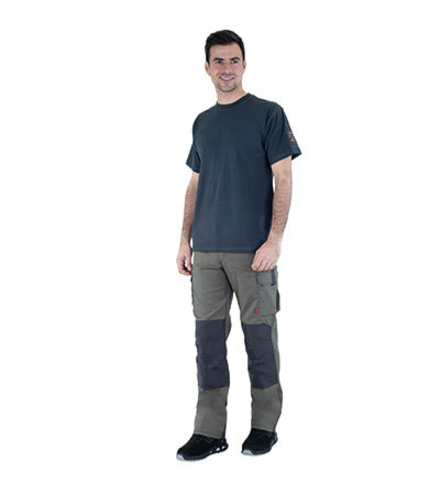 PANTALON HOMME HAKAN MARRON / ARDOISE ARTISAN LAFONT - LA-1STHCP-6PM-5873