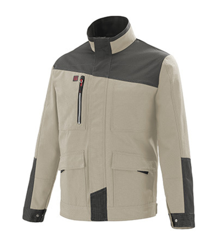 BLOUSON TOOL BEIGE / CHARCOAL ARTISAN LAFONT - LA-3ATHUP-4051