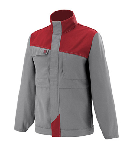 BLOUSON GRENAT MINERAL GRIS / ROUGE INDUSTRIE LAFONT - LA-3COLUP-7017