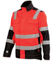 BLOUSON MIXTE LUX ROUGE HIVI / NOIR HAUTE VISIBILITE LAFONT - LA-3FLACP-2054