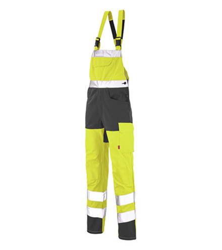 COTTE À BRETELLES PROCA JAUNE HIVI / CHARCOAL HAUTE VISIBILITE LAFONT - LA-6HVNCP-6-2272