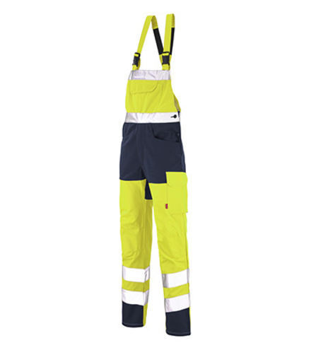 COTTE À BRETELLES PROCA JAUNE HIVI / MARINE HAUTE VISIBILITE LAFONT - LA-6HVNCP-6-236