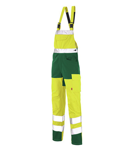 COTTE À BRETELLES PROCA JAUNE HIVI / VERT ALPIN HAUTE VISIBILITE LAFONT - LA-6HVNCP-6-302