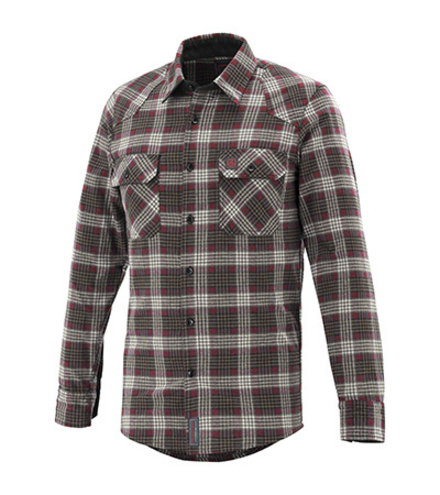CHEMISE JOSEPHINE CARREAUX ROUGE / MARRON WORKWEAR LAFONT - LA-BPEGEN-7027