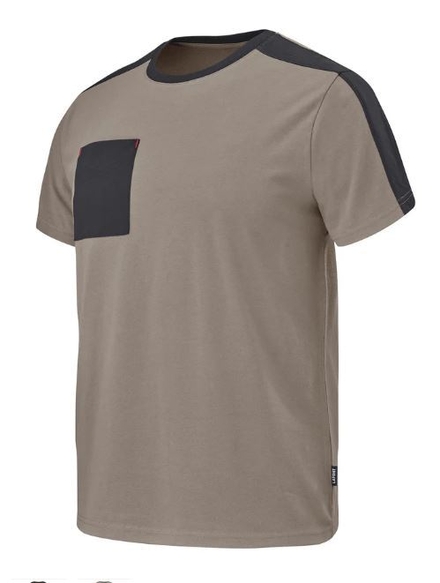 TEE-SHIRT CHISEL BEIGE / NOIR ARTISAN LAFONT - LA-C190ATT2-204